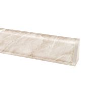 Плинтус (с заглушками) ПЛ 121.300 Мрамор кремовый