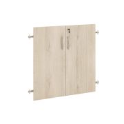 Двери ЛДСП 2 секции с замком Альфа 64.59