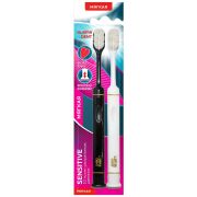 Зубная щетка УЛЬТРАМЯГКАЯ для чувствительных зубов и десен, КОМПЛЕКТ 2 шт., LAIMA DENT SENSITIVE, 609320