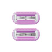 Кассеты для бритвенного станка многоразового женского, 4 лезвия, 2 кассеты, X-ONE (ИКС-УАН), 700019