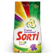 Стиральный порошок-автомат 3 кг, SORTI (Сорти) «Color», 8573-3АХ