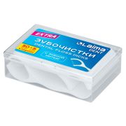 Зубочистки-флоссеры с зубной нитью «50 шт. + 5 в подарок!», в боксе, LAIMA DENT, 609404