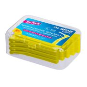 Межзубные ершики 0,7 мм для зубов и брекетов 20 шт., в боксе, изогнутая ручка (L-тип), LAIMA DENT, 609410