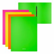 Папка с металлическим скоросшивателем ERICH KRAUSE «Matt Neon», 17 мм, до 150 листов, ассорти 0,6 мм, 50131