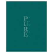 Тетрадь А5, 96 л., HATBER-ECO, скоба, офсет №2, ЭКОНОМ, клетка, обложка картон, PURE colour, «Малахит», 092126, 96Т5C1_34815