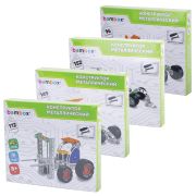 Конструктор металлический «Машинки» 4 вида ассорти, BAMBOX (БАМБОКС), 666367