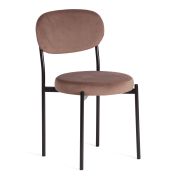 Стул Revo/Рево (мод. 7033) (1шт.в упаковке) ткань/металл, 47х54х82см, коричневый бархат 12/черный