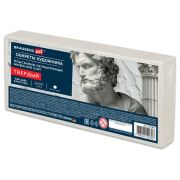 Пластилин скульптурный ТВЕРДЫЙ БЕЛЫЙ «Секреты художника», 1 кг, BRAUBERG ART, 107486