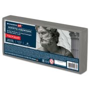 Пластилин скульптурный ТВЕРДЫЙ СЕРЫЙ «Секреты художника», 1 кг, BRAUBERG ART, 107489