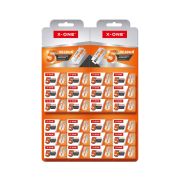 Сменные лезвия из нержавеющей стали для безопасных бритв, 5 штук, Х-ONE (ИКС-УАН), 700038