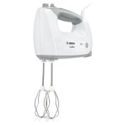Миксер BOSCH MFQ 36480, 450 Вт, 5 скоростей, 6 насадок, стакан, белый, MFQ36480