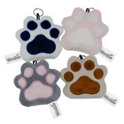 Игрушка-брелок мягкая «КОШАЧЬЯ ЛАПКА», ткань вельбоа, ассорти, 10х10 см, 4 цвета, WOOZOO (ВУЗУ), 666975