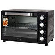 Мини-печь электрическая SONNEN EO-HL38K, 2000 Вт, 38 л, 3 режима нагрева, режим конвекции, таймер, механическое управление, черная, 458306