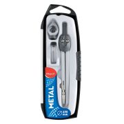 Готовальня MAPED (Франция) «Start», 3 предмета, ударопрочный пенал с европодвесом, 197512