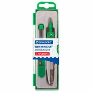 Готовальня BRAUBERG «Klasse», 3 предмета: циркуль 125 мм, точилка, грифель, пенал с подвесом, 210660