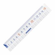 Линейка пластик 15 см ЮНЛАНДИЯ «ШКОЛЬНАЯ», прозрачная, европодвес, 210734