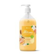 Мыло-крем жидкое гипоаллергенное 1 л, GRASS MILANA «Молоко и мед», дозатор, 126101