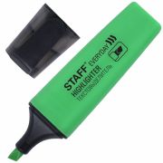 Текстовыделитель STAFF «EVERYDAY HL-638», ЗЕЛЕНЫЙ, линия 1-5 мм, 151639