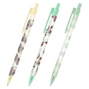 Ручка шариковая автоматическая с принтом, кросс-серия «МИЛЫЕ КОТЫ», BRAUBERG, корпус soft-touch, СИНЯЯ, узел 0,7 мм, линия 0,35 мм, 144479