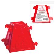 Пасочница пасхальная для приготовления творожной пасхи 900 г, с рецептом, пластик, 36312