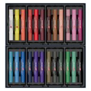 Пастель масляная BRAUBERG ART «Секреты художника», УТОЛЩЕННАЯ, 24 цвета, круглое сечение, 182100