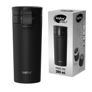 Термокружка 380 мл JOYLUX (ДЖОЙЛЮКС) CLASSIC, нержавеющая сталь SUS304, черный матовый, 700270
