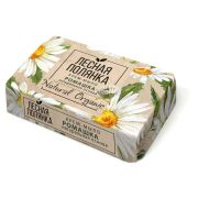 Мыло-крем туалетное 90 г, ЛЕСНАЯ ПОЛЯНКА «Ромашка», натуральная основа, 1100-2