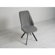 Стул Велюр Монреаль (01) Даллас серый-Черный