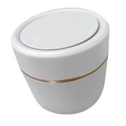 Контейнер урна ведерко для мусора с микролифтом НАСТОЛЬНОЕ 2 л, 150х160мм, белый, BoomHouse, 238900