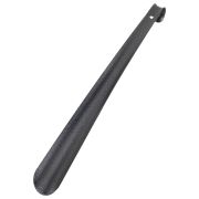 Ложка (рожок) для обуви с крючком МЕТАЛЛИЧЕСКАЯ 55 см, антик СЕРЕБРО, SHEGRA (ШЕГРА), LUXE, 702518