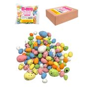 Декорация пасхальная 1,8-4 см «Яйца», НАБОР 45 шт., пенопласт, разноцветные, ЗОЛОТАЯ СКАЗКА, 592634