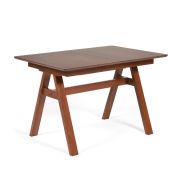 Стол раскладной Ricco (Рикко) основание бук, столешница мдф, 80x120+40x75см, Коричневый