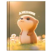 Дневник 1-4 класс 48 л., твердый, ЮНЛАНДИЯ, глянцевая ламинация, с подсказом, «Хомячок», 107579