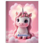 Дневник 1-4 класс 48 л., твердый, BRAUBERG, глянцевая ламинация, с подсказом, «Единорог», 107588