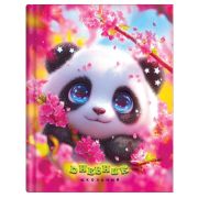 Дневник 1-4 класс 48 л., твердый, ЮНЛАНДИЯ, выборочный лак, с подсказом, «Панда», 107597