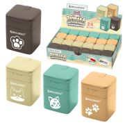 Точилка кросс-серия «МИЛЫЕ КОТЫ», с контейнером, корпус ассорти, BRAUBERG, 273226