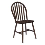 Стул SPARTA с твердым сиденьем дерево гевея, 52х42х94см, Тёмный Дуб