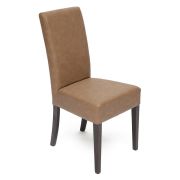 Стул DITTA Бук, 1010*650*440, дерево: wenge , ткань: Colorado Terra (brown)