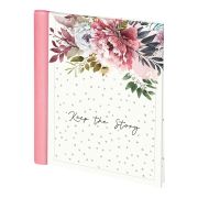 Фотоальбом BRAUBERG «Blossom», на 20 магнитных листов, 23х28 см, твердая обложка, спираль, 391425