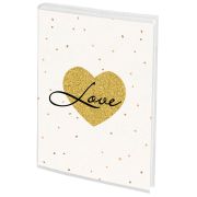 Фотоальбом BRAUBERG «Golden heart» на 36 фото 10х15 см, мягкая обложка, 391433