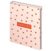 Фотоальбом BRAUBERG «Pink hearts» на 100 фото 10х15 см, твердая обложка, 391436