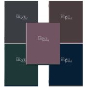 Тетрадь А5 96 л. STAFF «College», скоба, клетка, офсет №2 ЭКОНОМ, обложка картон, «МОНОКОЛОР», 405631