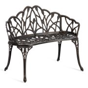 Скамья Secret De Maison Strauss (Штраус) алюминиевый сплав, 99хх56х76см, бронза/bronze