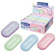 Ластик BRAUBERG «PASTEL OVAL», 50х23х10 мм, цвета ассорти, овальный, 274023