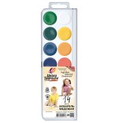 Краски акварельные ЛУЧ «Школа творчества», 14 цветов, медовые, без кисти, пластиковая коробка, 29С 1757-08