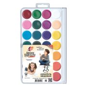 Краски акварельные ЛУЧ «Школа творчества», 28 цветов, медовые, без кисти, пластиковая коробка, 29С 1759-08