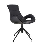 Обеденное кресло Everprof Freedom Экокожа Черный