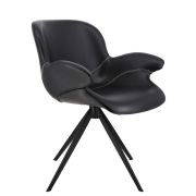 Обеденное кресло Everprof Aurora (Аврора) Экокожа Черный