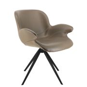 Обеденное кресло Everprof Aurora Экокожа Серый