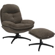 Кресло мягкое Everprof Lime Ткань Темно-коричневый